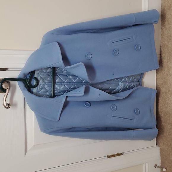 Source Unknown Jackets & Blazers - Blue Pea Coat